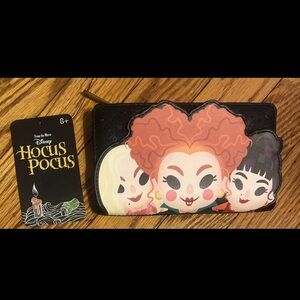 HOCUS POCUS LOUNGEFLY SNAP WALLET NWT